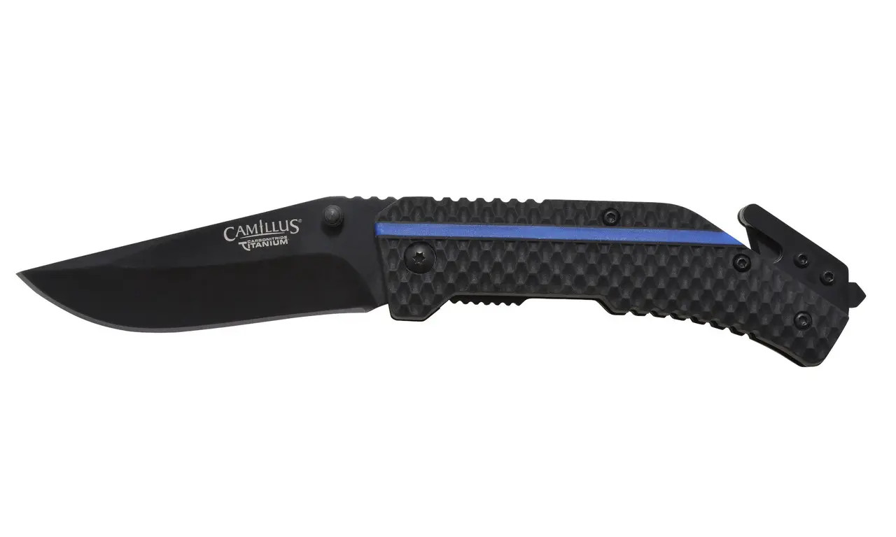 CAMILLUS Thin Blue Line 7.75″ Assisted Open Folding Knife