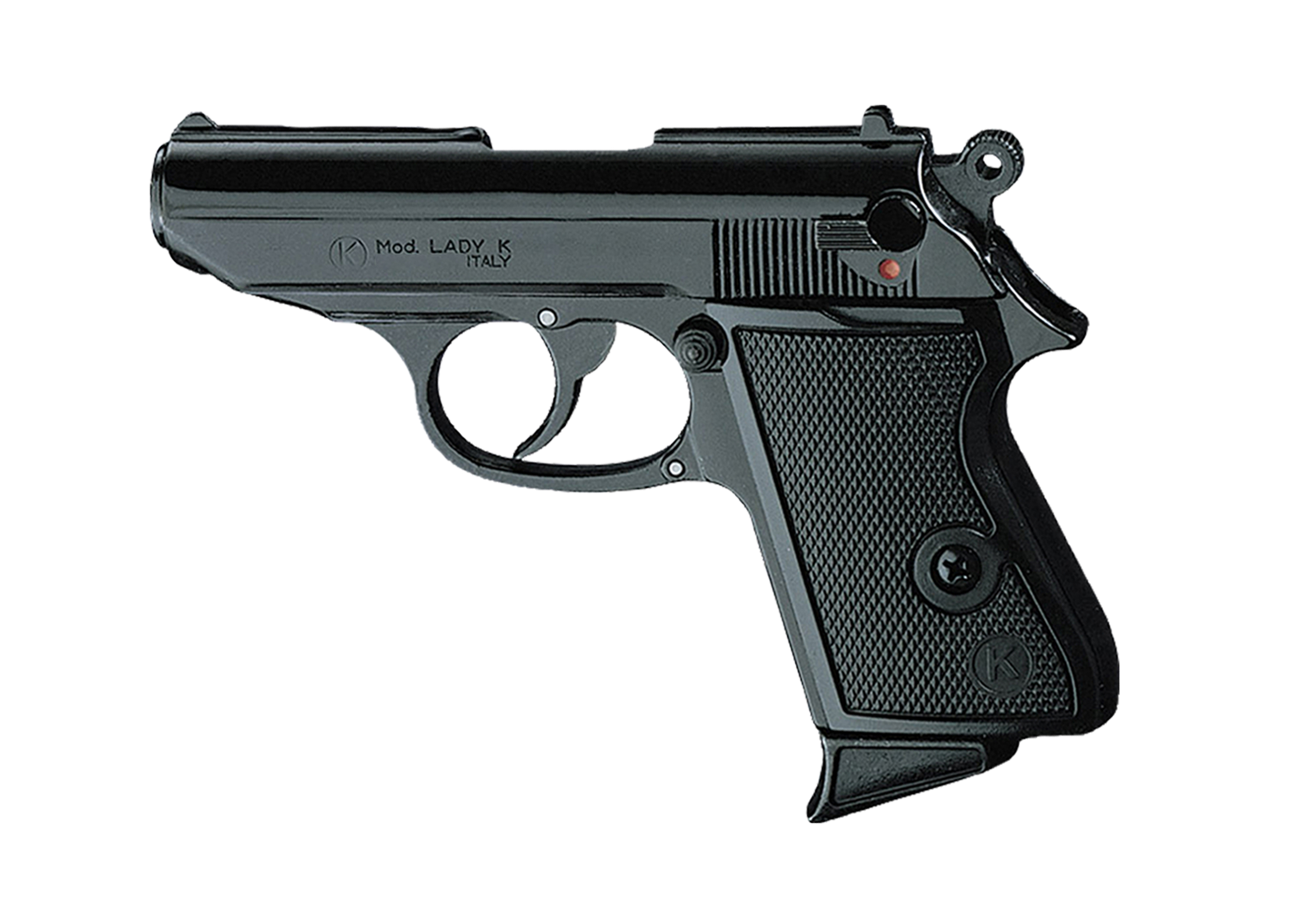 KIMAR LADY K PISTOLA SALVE BLACK, 5rnd, black plastic grips 9MM 420.103NI