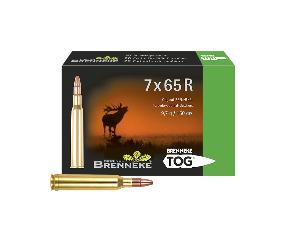 Brenneke Munizioni TOG 7 x 65 R BRENNEKE, Orig. BRENNEKE TOG 9,7 g 20 / 100