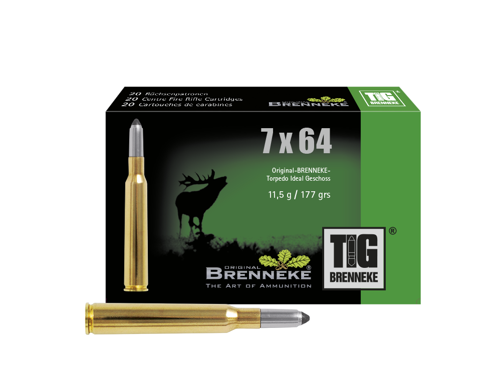 Brenneke Munizioni TIG 7 x 64 BRENNEKE, Orig. BRENNEKE TIG 11,5 g 20 / 100