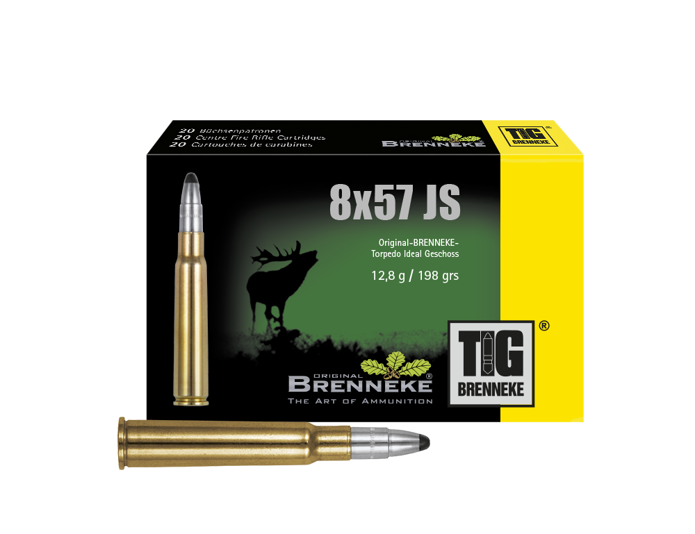 Brenneke Munizioni TIG 8 x 57 IS, Orig. BRENNEKE TIG 12,8 g 20 / 100