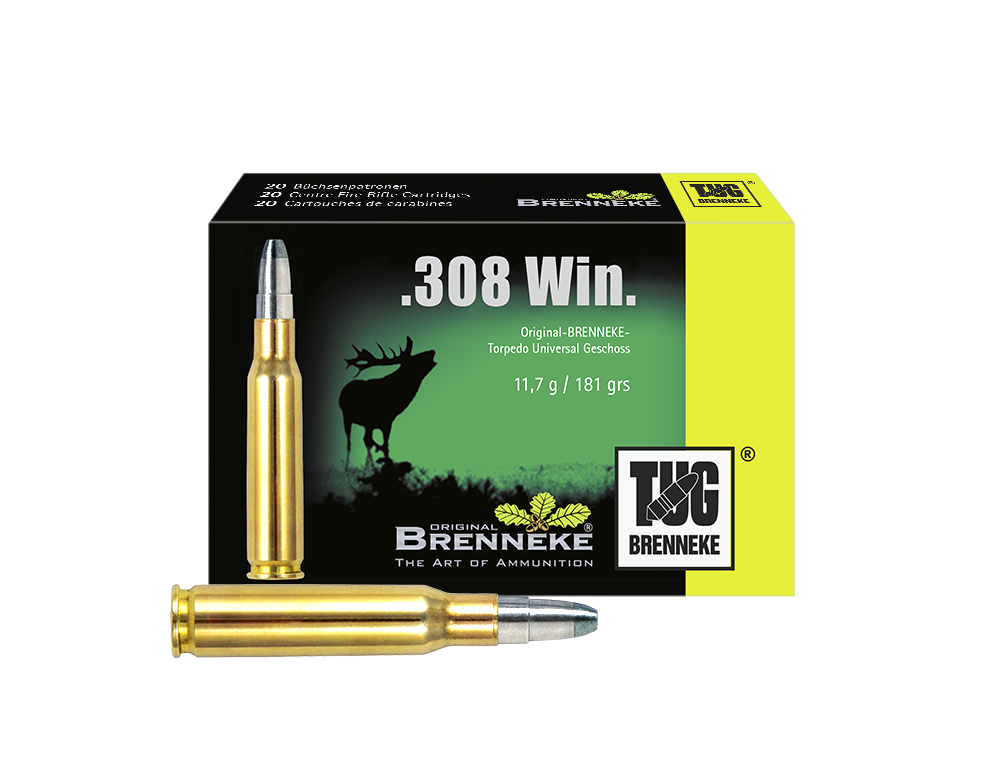 Brenneke Munizioni TUG .308 Win., Orig. BRENNEKE TUG 11,7 g 20 / 100