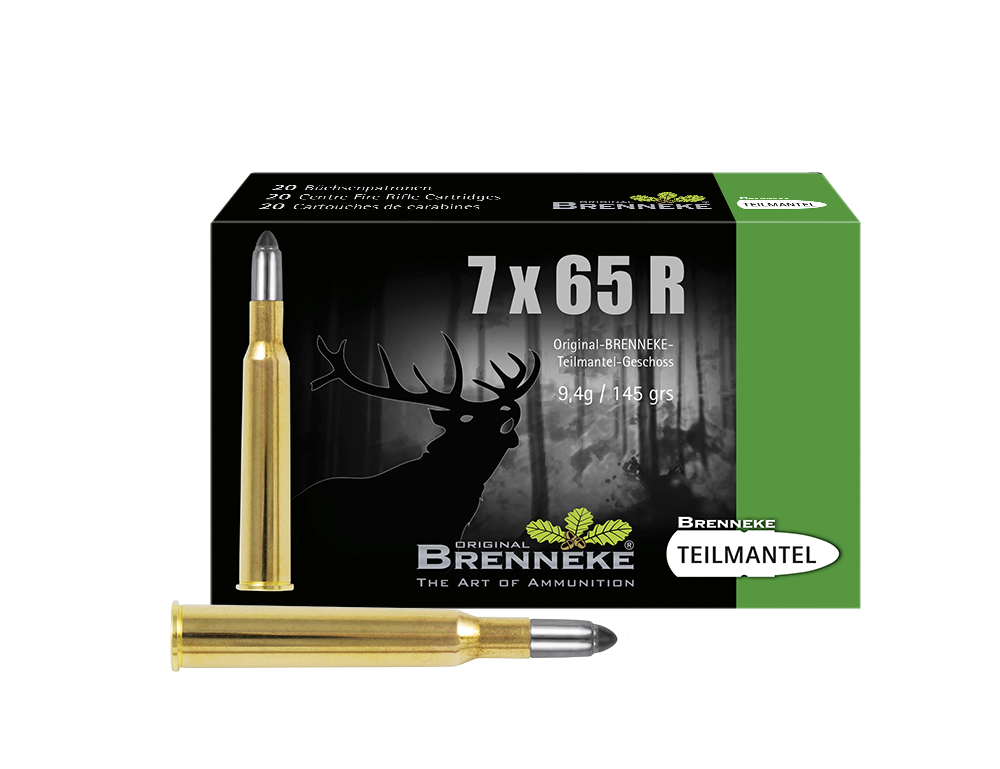 Brenneke Munizioni Basic 7×65 R BRENNEKE, Orig. BRENNEKE Soft-Point 9,4 g 20 / 100