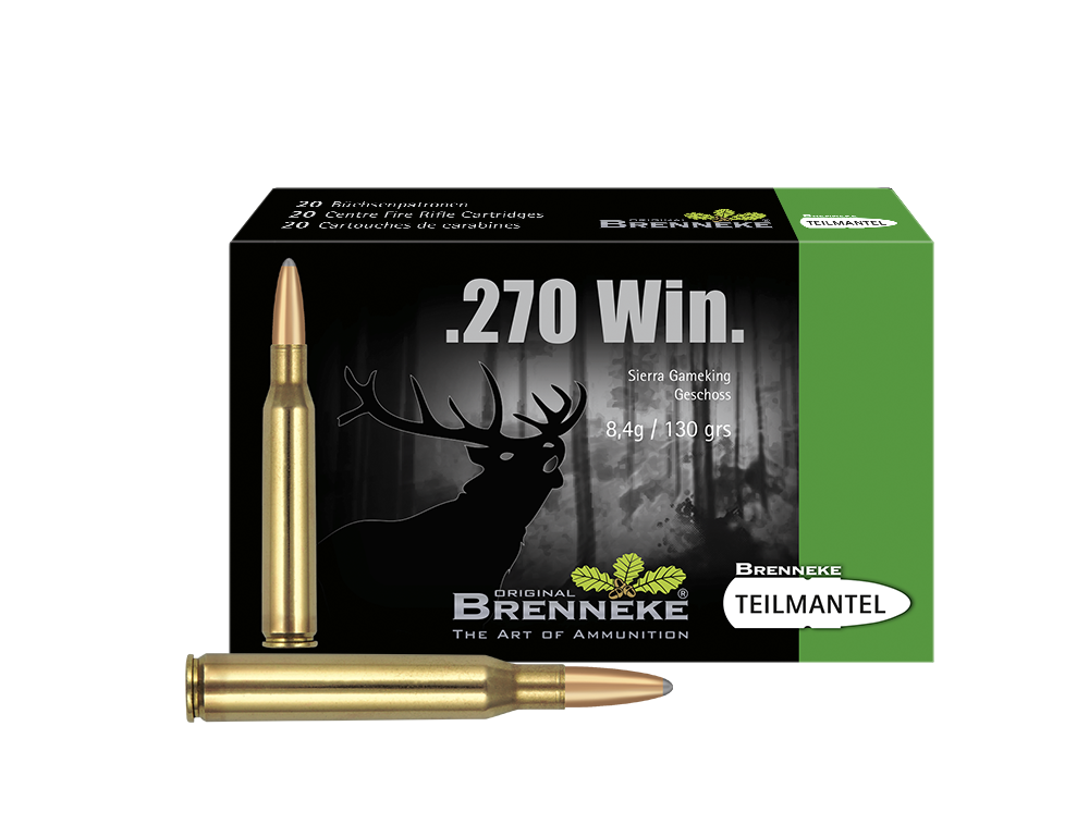 Brenneke Munizioni Basic .270 Win., Sierra Game King 8,4 g 20 / 100