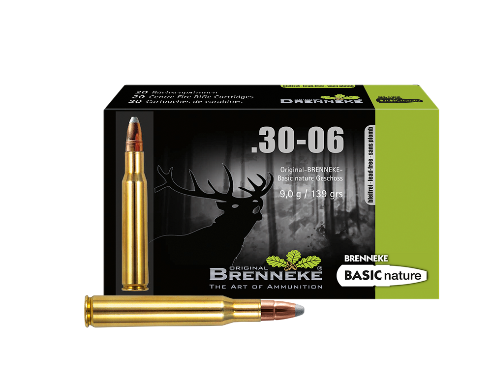 Brenneke Munizioni Basic .308 Win., Orig. BRENNEKE Basic nature 9,0 g 20 / 100